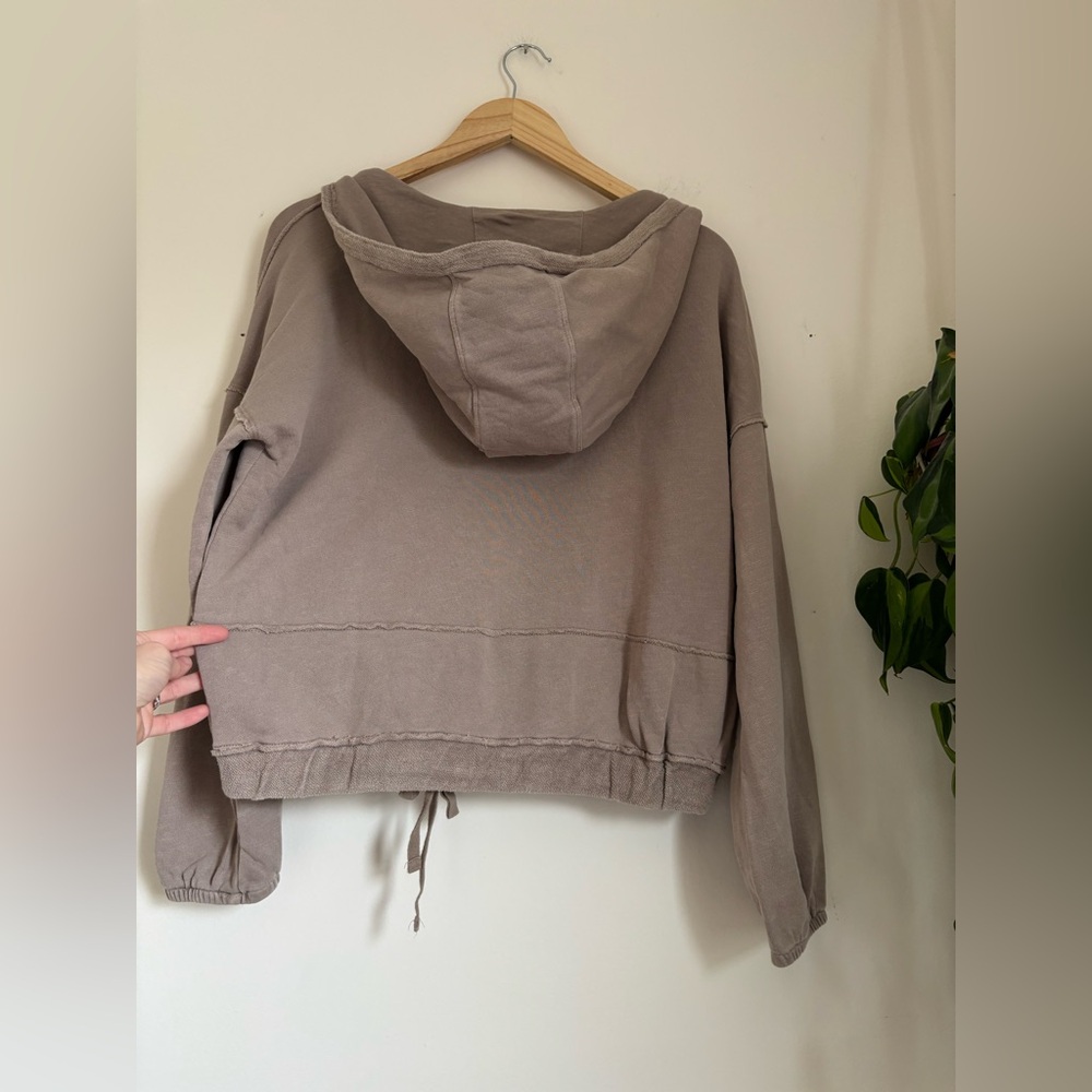 Anthropologie Saturday Sunday Sharon Hoodie in Taupe - Picture 9 of 9
